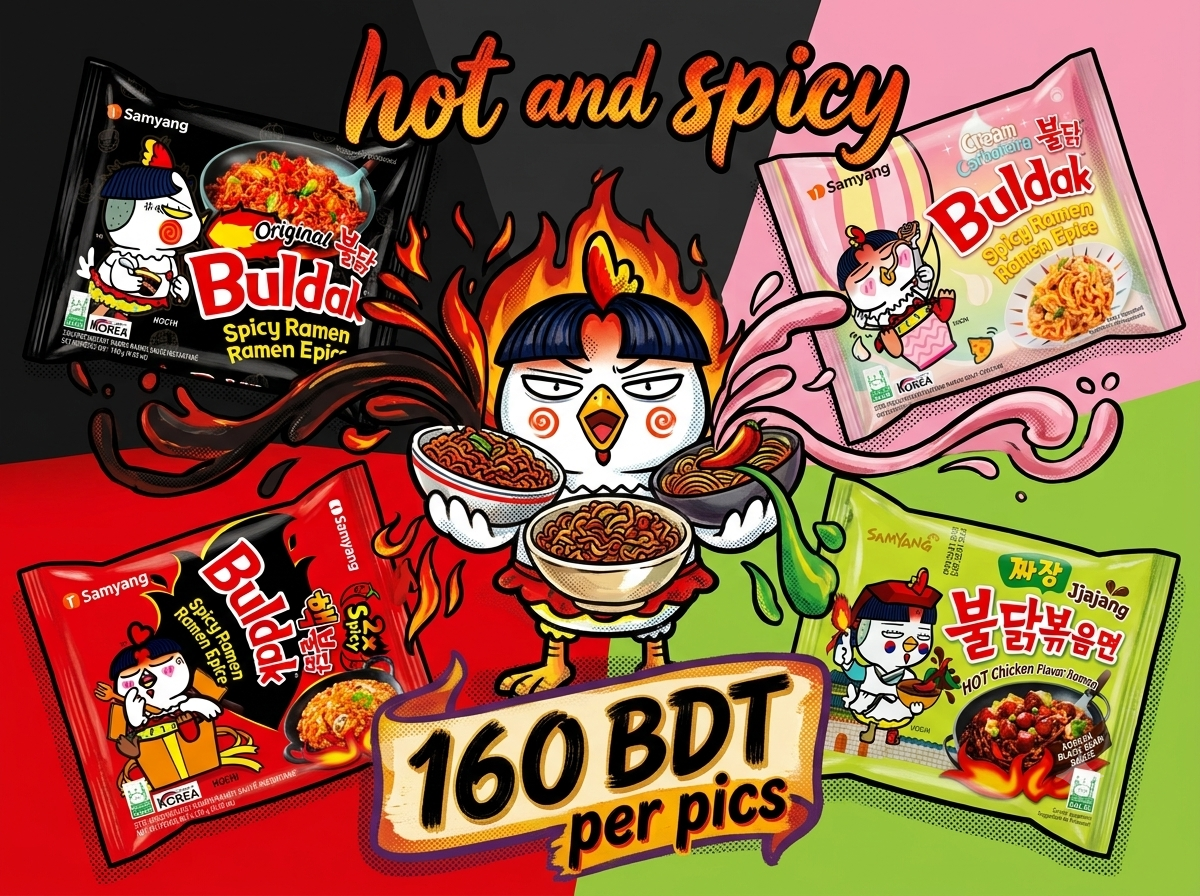 Samyang Buldak packet Ramen